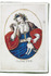 The five senses: rare print series on vellum, beautifully coloured and extensively highlighted with gold