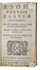 Greek and Latin texts of fables of Aesop, Gabrius and others, together with a collection of texts on fables