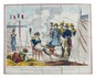 Colourful set of 3 jigsaw puzzles depicting scenes from the life of Napoleon