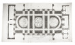 Magnificent engraving of the 1661 mosaic floor map of the world in 2 hemispheres, <BR>incorporating Tasman's discoveries not otherwise published for decades