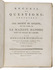 Instructions for Carsten Niebuhr's expedition to Arabia
