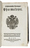 First edition of the German translation of the important Pharmacopoeia Austriaco-Provincialis (1774)