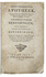 First edition of a pharmacological recipe book in Dutch, <BR>for apprentices and pharmacists who can't read Latin