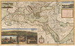Excellent, attractively coloured large map of the Ottoman Empire at its height
