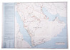 Road map of Saudi Arabia, with plans of Jeddah, Riyadh and Dammam