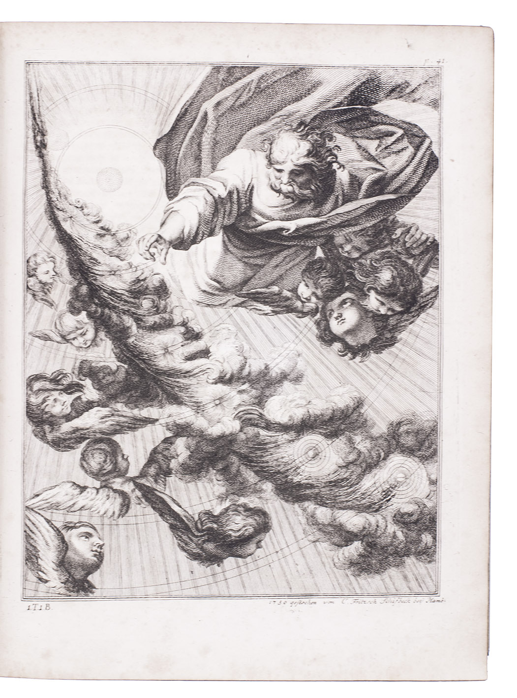 [BUFFON, Georges Louis Leclerc, Comte de, and Louis J.M. DAUBENTON]. - Allgemeine Historie der Natur nach allen ihren besondern Theilen abgehandelt; nebst einer Beschreibung der Naturalienkammer Sr. Majestt des Kniges von Frankreich. Mit einer Vorrede Herrn Doctor Albrecht von Haller. Hamburg and Leipzig, Georg Christian Grund and Adam Heinrich Holle, 1750-1772. 8 (of 11) volumes (divided into two parts each). 4to. With engraved vignette on 16 title-pages, engraved headpiece to the dedication, engraved headpieces to each part, 2 engraved maps, folding engraved genealogical table, 1 folding letterpress table and 575 engraved plates. Contemporary vellum (not strictly matching).