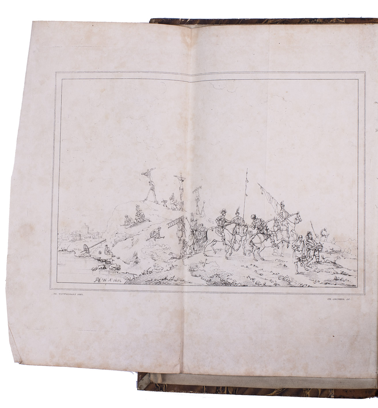 ROTTIER, Jacques. - Catalogue d'une très-belle collection de tableaux, dessins encadrés, médailles, bronzes, ivoires, marbres et objets d'art, délaissés par M. Jacques Rottier, avocat et amateur distingué a Gand.Ghent, D.J. Vanderhaeghen, 1834. With folding engraved plate as frontispiece.With: (2) VAN ROTTERDAM. Catalogue d'une précieuse collection de tableaux des écoles Flamande, Hollandaise et Italienne délaissés par Mr. Van Rotterdam.Ghent, widow of L. De Busscher-Braeckman, 1835. (3) BALLIN, H. Catalogue d'une belle collection de tableaux des écoles Flamande et Hollandaise délaissés par feu le notaire H. Ballin à Gand. Antwerp, H.P. Vanderhey, 1838. With an engraved plate loosely inserted. (4) MAES, Marie. Catalogue d'une belle collection de tableaux des écoles Flamande et Hollandaise délaissés par feu Marie Maes. Ghent, F.E. Gyselynck, 1837. (5) VRANCKEN, Petrus Jacobus Franciscus. Catalogue d'une précieuse collection de tableaux des écoles Flamande, Hollandaise et Française délaissés par Mr. P.J.F. Vrancken à Lokeren. Antwerp, H.P. Vander Hey, 1838. With 3 illustrations on 2 engraved plates. (6) SCHAMP D'AVESCHOOT, Jean. Catalogue des tableaux des écoles Flamande, Hollandaise, Italienne, Française et Espagnole, qui composent la magnifique galerie délaissée par M. Schamp d'Aveschoot. Ghent, Librairie Générale de H. Hoste, 1840. 6 catalogues in 1 volume. 8vo. Interleaved. Contemporary half tanned sheepskin.