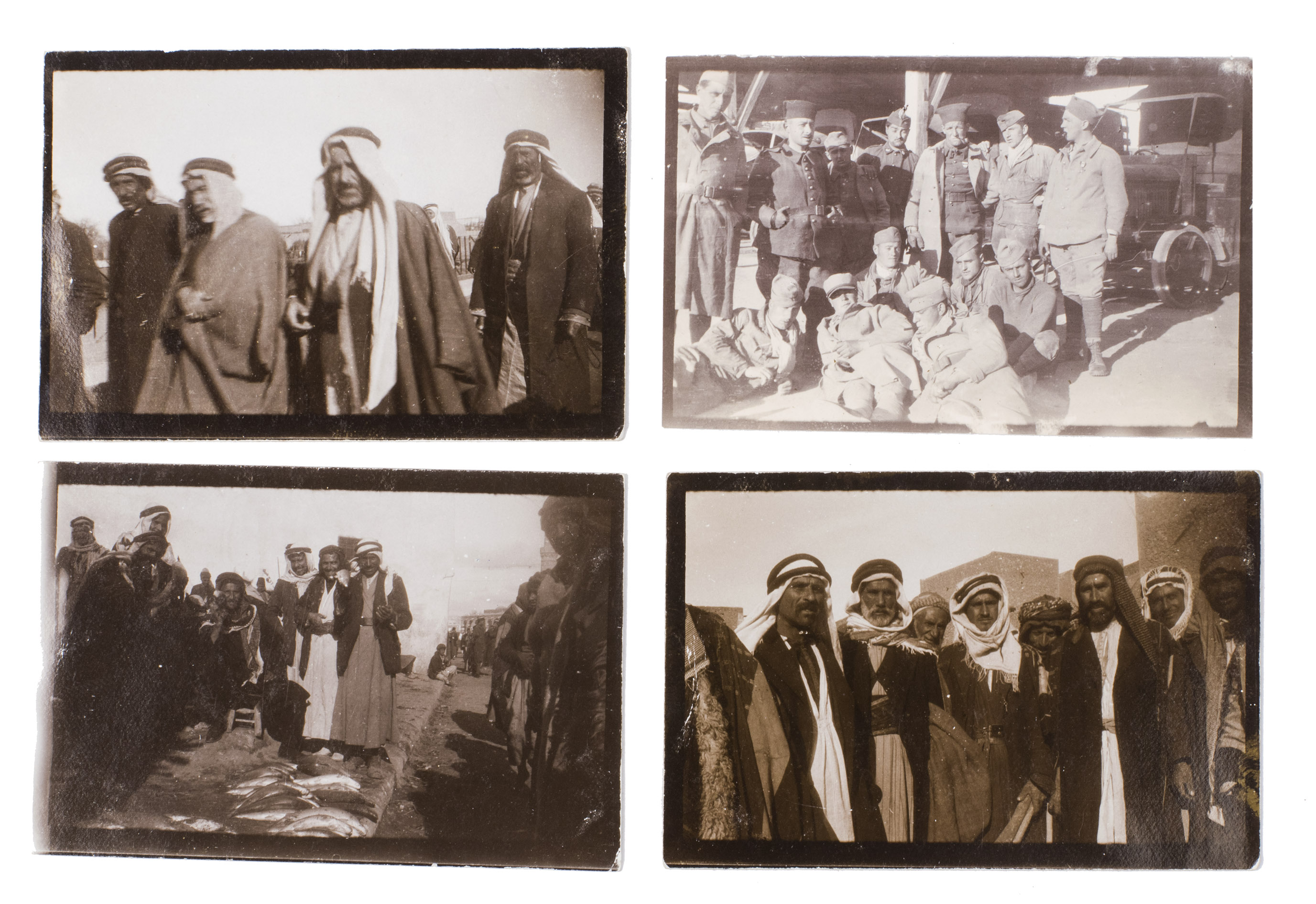 [PHOTOGRAPHY - MIDDLE EAST]. - [Collection of eleven snapshots from the Middle East].[Iraq?, early 1920s]. With 11 snapshots (all ca. 6 x 9 cm). Housed in a clear plastic sleeve.
