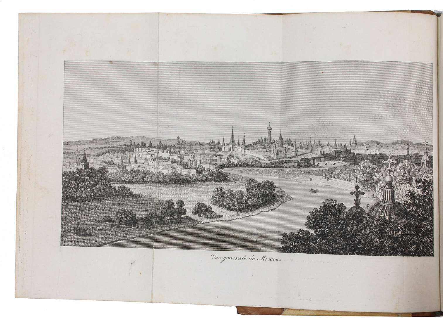BRETON DE LA MARTINIRE, Jean-Baptiste-Joseph. - La Russie, ou moeurs, usages, et costumes des habitans de toutes les provinces de cet empire.Paris, Nepveu, 1813. 6 volumes. 12mo or 18mo. With 111 mostly engraved plates (4 folding facing title-pages of volumes 1-4). Contemporary half calf, gilt spine, uniformly bound.