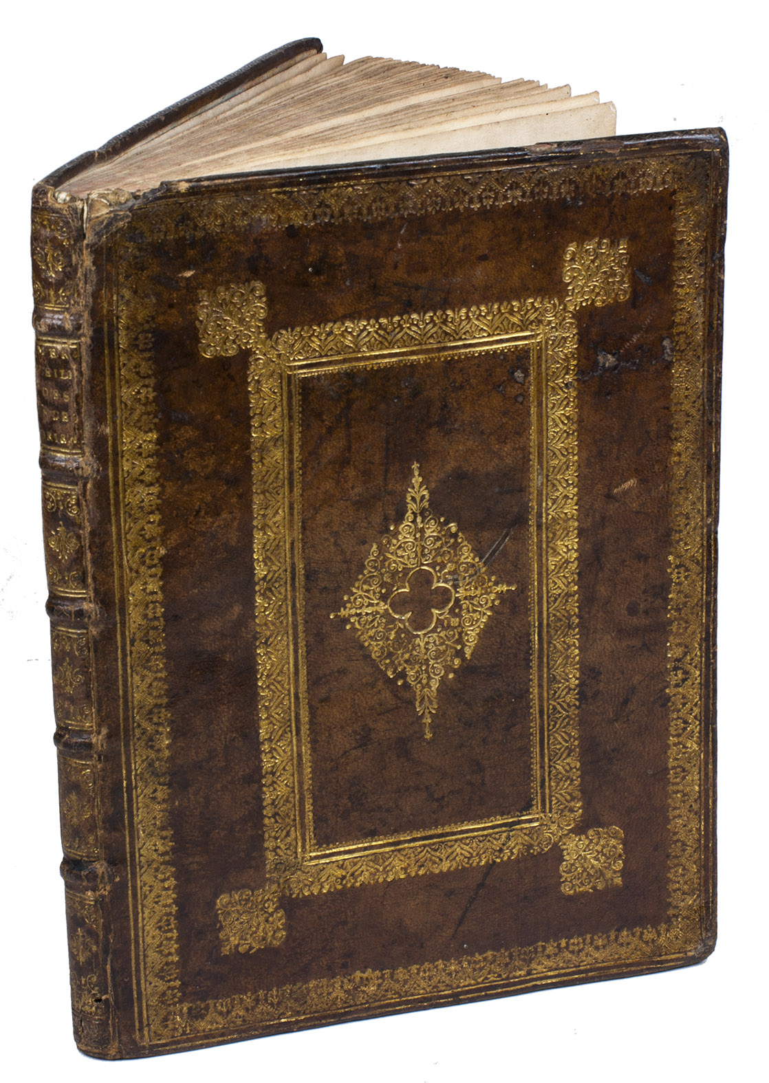 BERQUEN, Robert de. - Les merveilles des Indes Orientales et Occidentales, ou Nouveau traitt des pierres precieuses & perles, ...Paris, Christophe Lambin, 1661. 4to. With an engraved portrait of Anne Marie Louise d'Orleans facing the dedication. Contemporary gold-tooled, tanned sheepskin, gold-tooled sides.