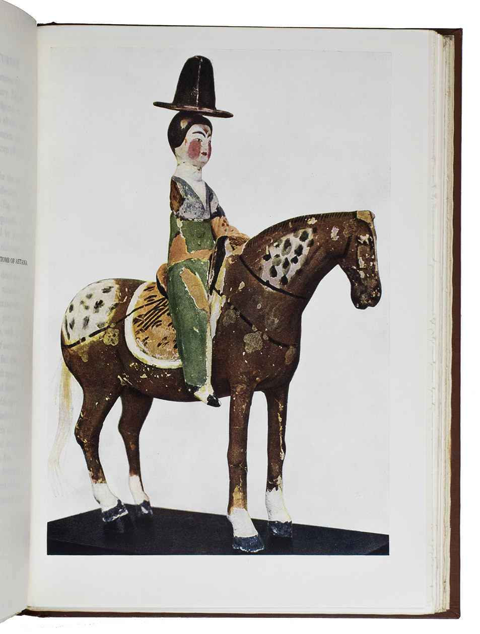 STEIN, Marc Aurel. - On ancient Central-Asian tracks. Brief narrative of three expeditions in innermost Asia and north-western China.London, MacMillan and Co., 1933. With frontispiece, map and 147 illustrations (some folding). Original publisher's brown/red cloth.