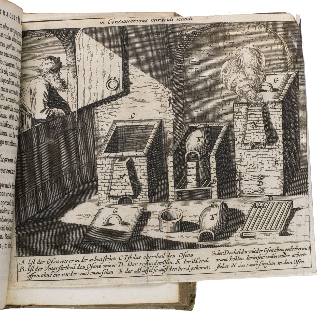 GLAUBER, Johann Rudolph. - Consolatio navigantium.Amsterdam, Johannes Janssonius, 1657. 8vo. With:(2) GLAUBER, Johann Rudolph. Vera ac perfecta descriptio, qua ratione ex vini fecibus bonum plurimumque Tartarum sit extrahendum.Amsterdam, Johannes Janssonius, 1655.(3) GLAUBER, Johann Rudolph. Tractatus de medicina universali, sive auro potabili vero, ...Amsterdam, Johannes Janssonius, 1658.(4) GLAUBER, Johann Rudolph. Miraculi mundi continuatio, ...Amsterdam, Johannes Janssonius, 1658. With 3 engraved folding plates.(5) GLAUBER, Johann Rudolph. Tractatus de natura salium.Amsterdam, Johannes Janssonius, 1659.(6) GLAUBER, Johann Rudolph. Tractatus de signatura salium, metallorum, et planetarum, ...Amsterdam, Johannes Janssonius, 1659.6 works in 1 volume. 8vo. Contemporary sheepskin parchment, gold fillets on spine and sides.