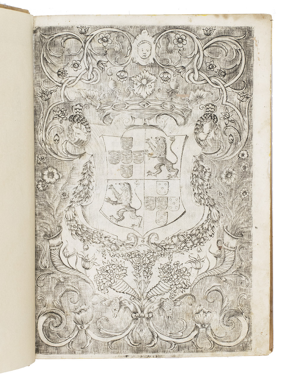 [PORTUGAL  PHARMACOPOEIA]. SANTO ANTONIO, Caetano de. - Pharmacopea Lusitana reformada methodo pratico de preparar os medicamentos na frma Galenica, & Chimica.Lisbon, Monastery of So Vicente de Fra, 1711. Small folio (29 x 21 cm). With engraved arms as fronstipiece. Modern sheepskin, gold-tooled spine.