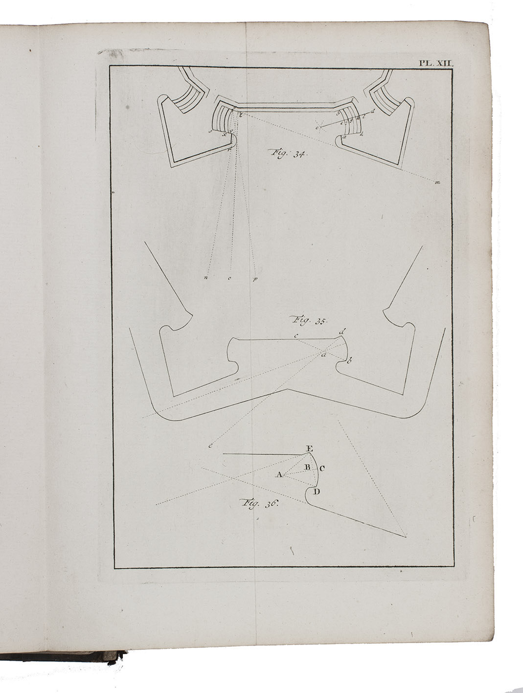 SIDERIUS, Mattheus. - De theorie van de vesting-bouw, vertoont in de drie versterkings manieren van den heer Vauban. ...Leeuwarden, Abraham Ferwerda, Gerrit Tresling, 1765. 8vo. With 29 numbered folding plates (I-XXIX) and 2 folding letterpress tables (A & B). Contemporary mottled calf, richly gold-tooled spine.