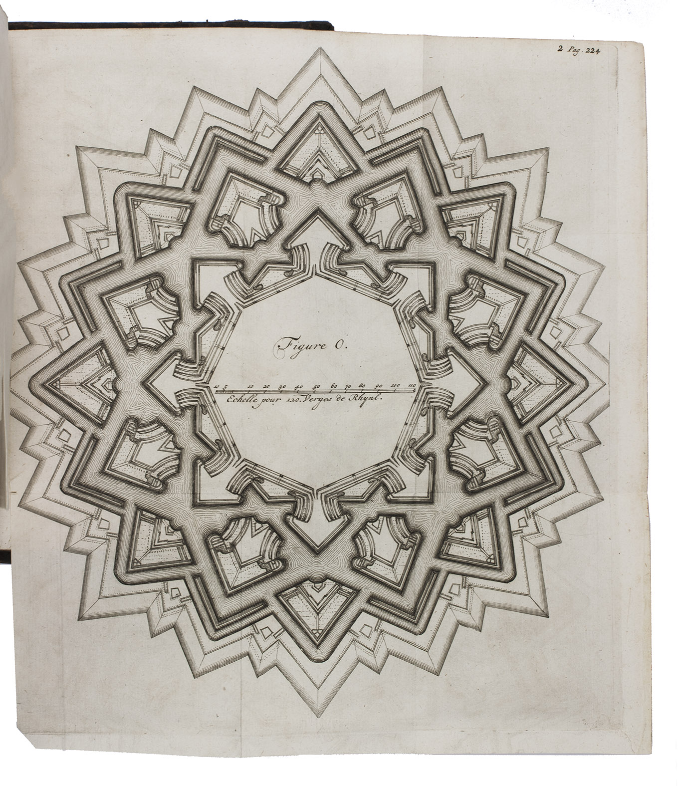 COEHOORN, Menno van. - Nouvelle fortification, tant pour un terrain bas et humide, ...The Hague, Henri van Bulderen, 1706. 8vo. With 14 folding engraved plates. Contemporary tanned sheepskin, gold-tooled spine.