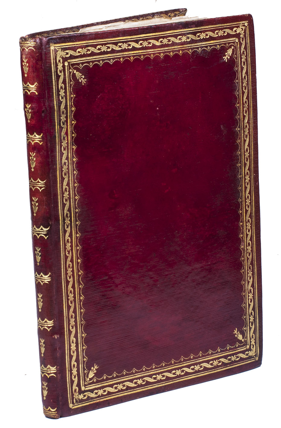 BORGHSE, Antonio D.R. - Trait gnral de musique, ou l'Art musical ramen a ses vrais principes; humblement ddi a Son Altesse Royale le Prince des Asturies ...[back wrapper:] Bayonne, Imprimerie de Duhart-Fauvet, [ca. 1807?]. Large 4to (27 x 20 cm). With 11 folding 