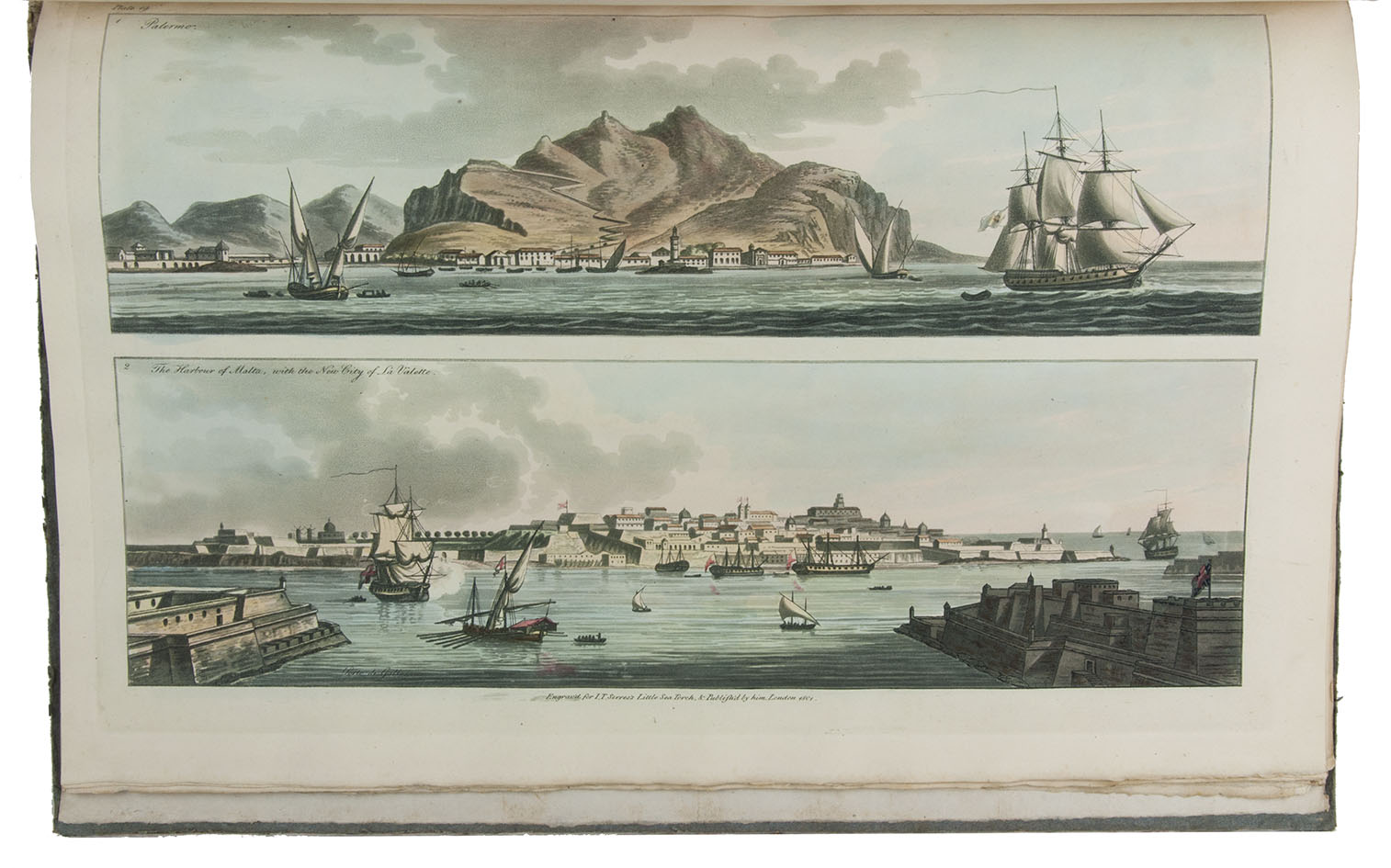 BOUGARD, Ren and John Thomas SERRES. - The little sea torch: or, true guide for coasting pilots.London, J. Debrett for the 